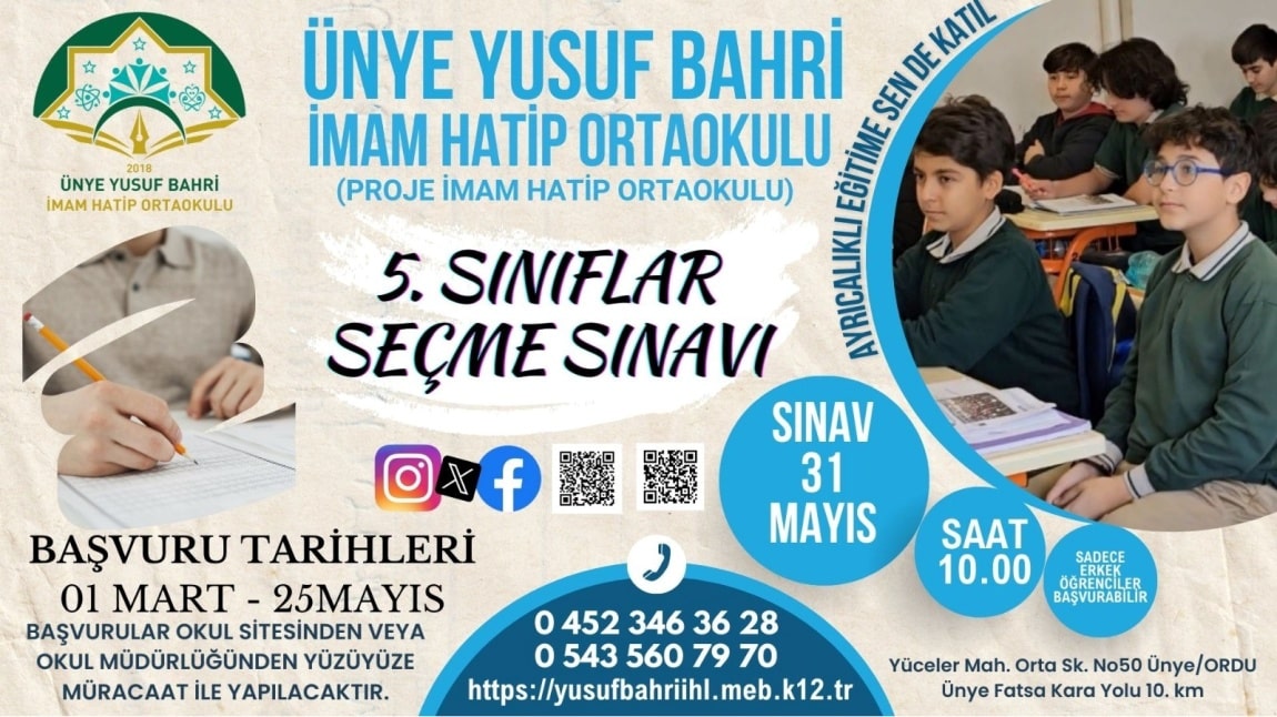 5. SINIF SEÇME SINAVI SONUÇLARI AÇIKLANDI