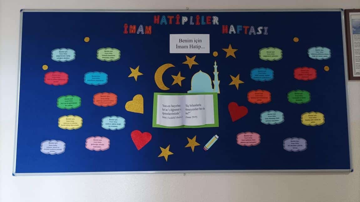 İMAM HATİP OKULLARININ KURULUŞ YIL DÖNÜMÜ İÇİN ÇALIŞMALAR BAŞLADI